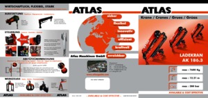 Hydr. Ladekrane Atlas AK 186.3 A3 