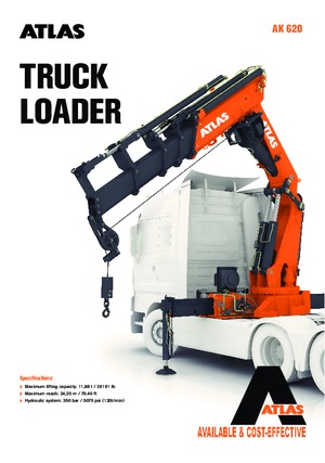 Hydr. Ladekrane Atlas AK 620.3E A9 