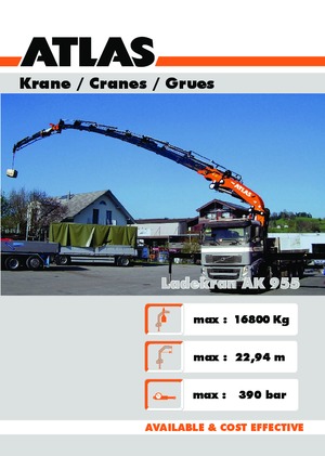 Hydr. Ladekrane Atlas AK 955 A4