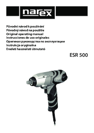 Schlagschrauber & Schraubenschlüssel Narex ESR 500