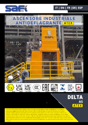 Industrieaufzüge Safi DELTA AS ATEX