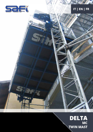 Industrieaufzüge Safi DELTA MC TWIN MAST 4.5