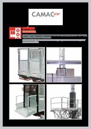 Industrieaufzüge CAMAC ECP-500/120