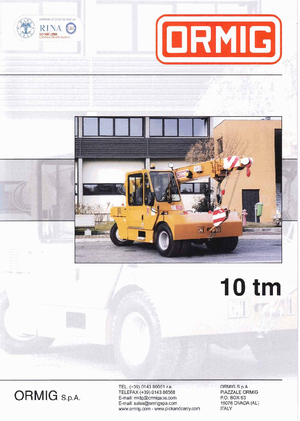 Industrie-Mobilkrane ORMIG 10 tm