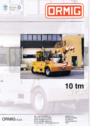 Industrie-Mobilkrane ORMIG 10 tm