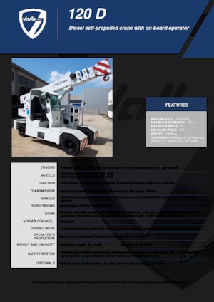 Industrie-Mobilkrane Valla 120 D 