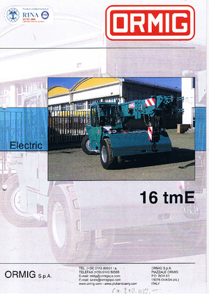 Industrie-Mobilkrane ORMIG 16 tmE