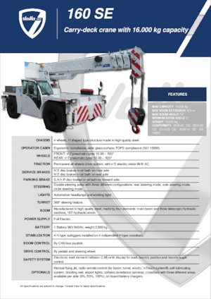 Industrie-Mobilkrane Valla 160 SE 