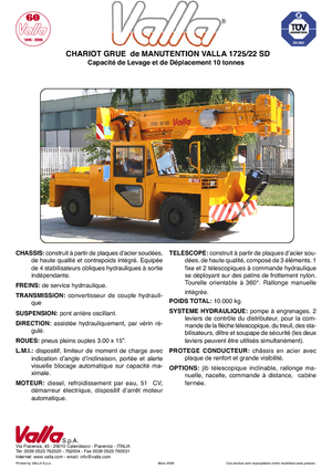 Industrie-Mobilkrane Valla 1725-22 SD