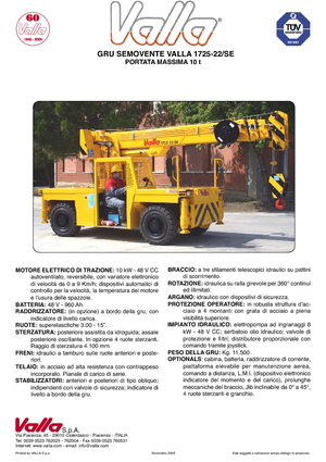 Industrie-Mobilkrane Valla 1725-22 SE