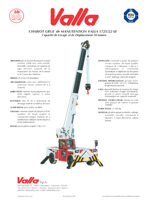 Industrie-Mobilkrane Valla 1725-22 SE