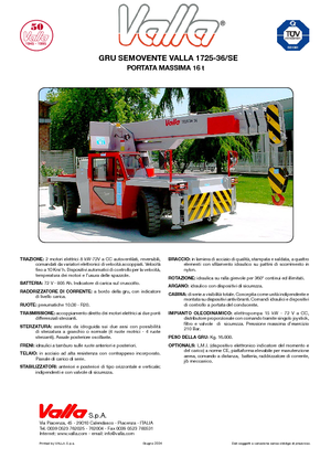 Industrie-Mobilkrane Valla 1725-36 SE