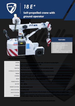 Industrie-Mobilkrane Valla 18 E* 