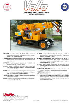 Industrie-Mobilkrane Valla 180 E 