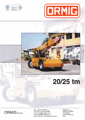 Industrie-Mobilkrane ORMIG 20 tm