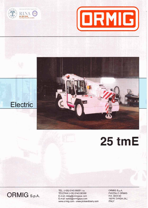 Industrie-Mobilkrane ORMIG 25 tmE
