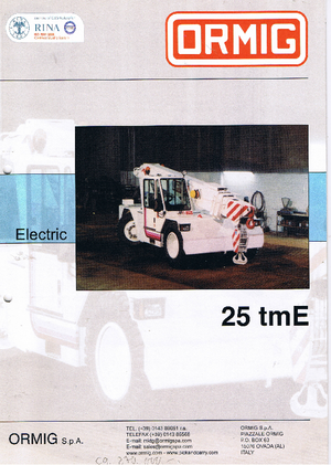 Industrie-Mobilkrane ORMIG 25 tmE