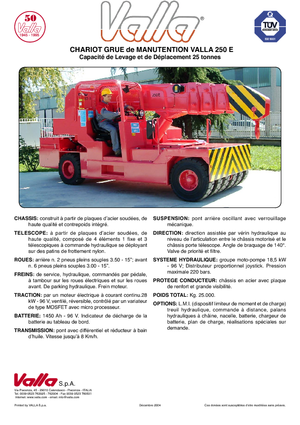 Industrie-Mobilkrane Valla 250 E 