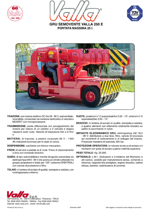 Industrie-Mobilkrane Valla 250 E 