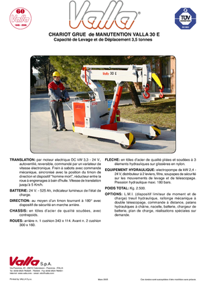 Industrie-Mobilkrane Valla 30 E