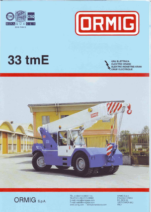 Industrie-Mobilkrane ORMIG 33 tm E
