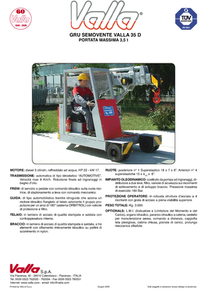 Industrie-Mobilkrane Valla 35 D