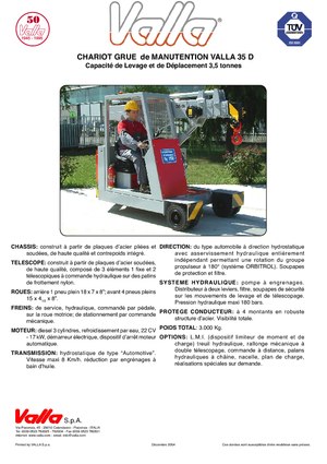 Industrie-Mobilkrane Valla 35 D