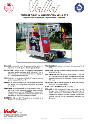 Industrie-Mobilkrane Valla 35 E