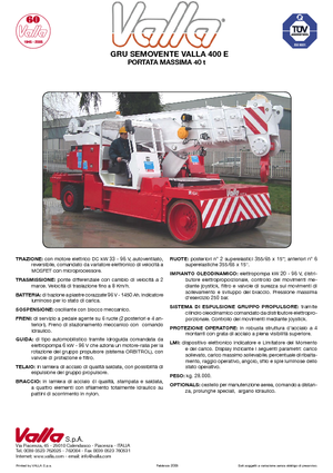 Industrie-Mobilkrane Valla 400 E 