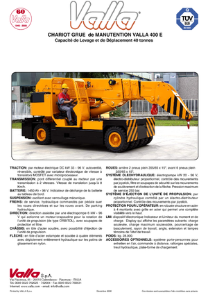 Industrie-Mobilkrane Valla 400 E 