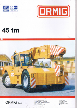 Industrie-Mobilkrane ORMIG 45 tm