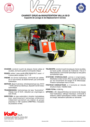 Industrie-Mobilkrane Valla 50 D 