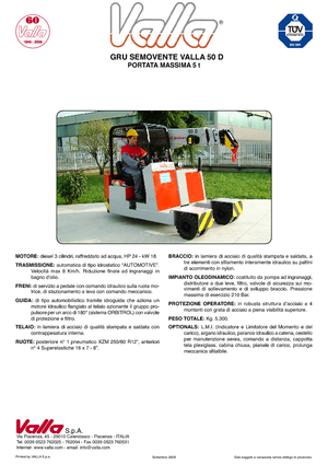 Industrie-Mobilkrane Valla 50 D 