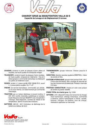 Industrie-Mobilkrane Valla 50 E