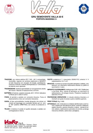 Industrie-Mobilkrane Valla 50 E