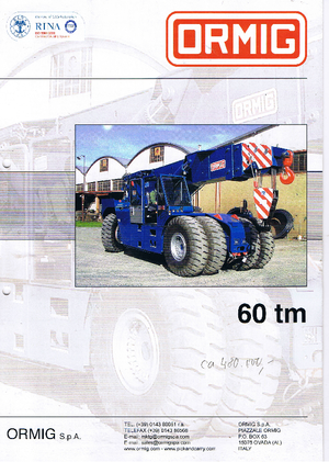 Industrie-Mobilkrane ORMIG 60 tm