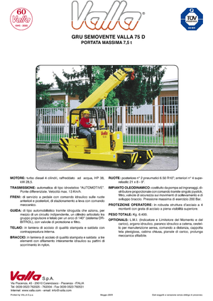 Industrie-Mobilkrane Valla 75 D 