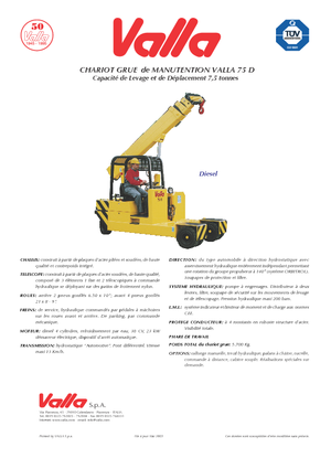 Industrie-Mobilkrane Valla 75 D 