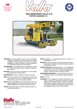 Industrie-Mobilkrane Valla 75 E 