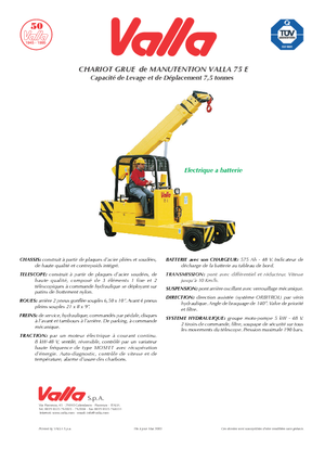 Industrie-Mobilkrane Valla 75 E 