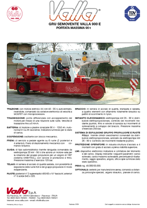 Industrie-Mobilkrane Valla 900 E