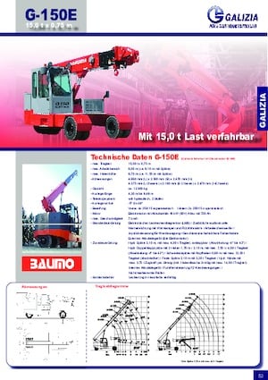 Industrie-Mobilkrane Galizia G 150