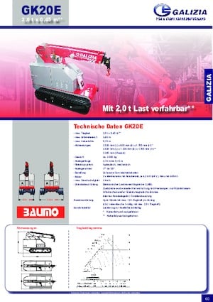 Industrie-Mobilkrane Galizia GK 20 E