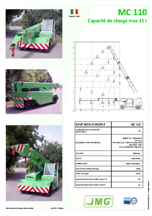Industrie-Mobilkrane JMG MC 110