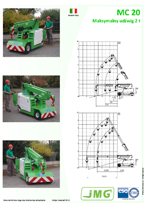 Industrie-Mobilkrane JMG MC 20
