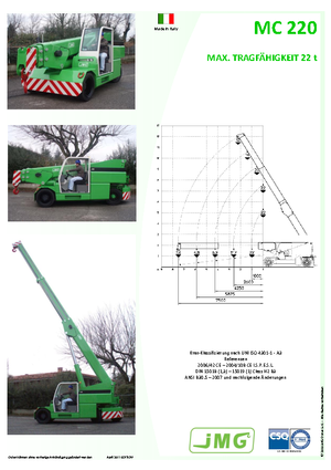 Industrie-Mobilkrane JMG MC 220