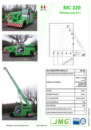 Industrie-Mobilkrane JMG MC 220