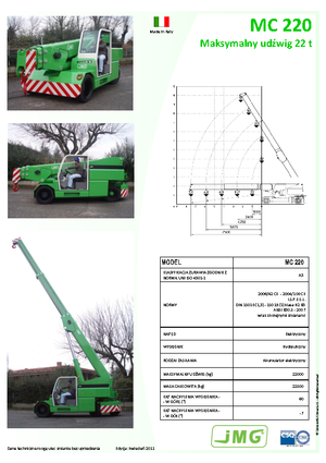 Industrie-Mobilkrane JMG MC 220