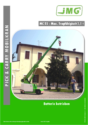 Industrie-Mobilkrane JMG MC 25