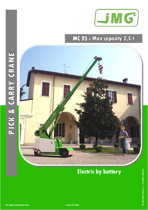 Industrie-Mobilkrane JMG MC 25